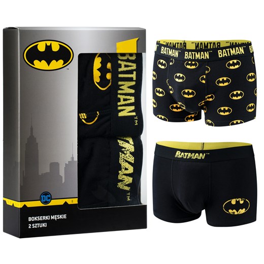 Zestaw 2x Bokserki męskie Batman plus kapcie Batman idealny pomysł na prezent uniwersalny Sklep SOXO