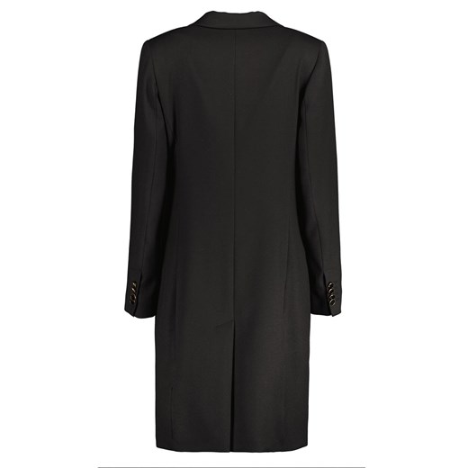 Elegancki czarny płaszcz Lavard Woman 86001 38 promocja Eye For Fashion
