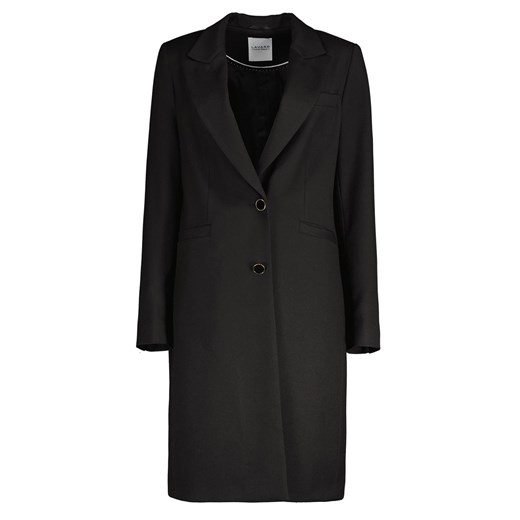 Elegancki czarny płaszcz Lavard Woman 86001 38 Eye For Fashion wyprzedaż