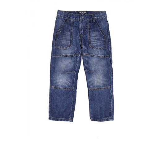 Jeans with cuts terranova granatowy denim