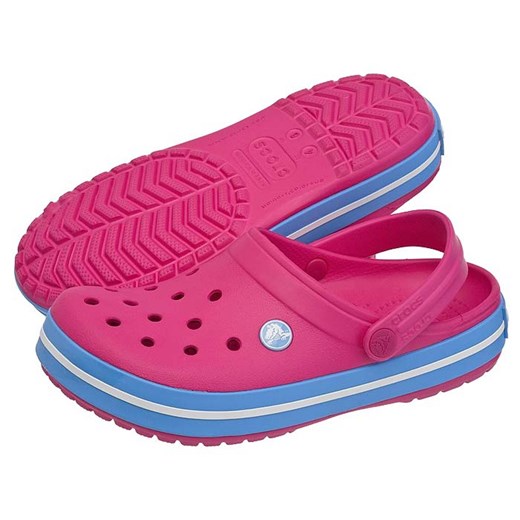 Buty Crocs Crocband Candy Pink/ Bluebell (CR58-d) butsklep-pl rozowy kolorowe