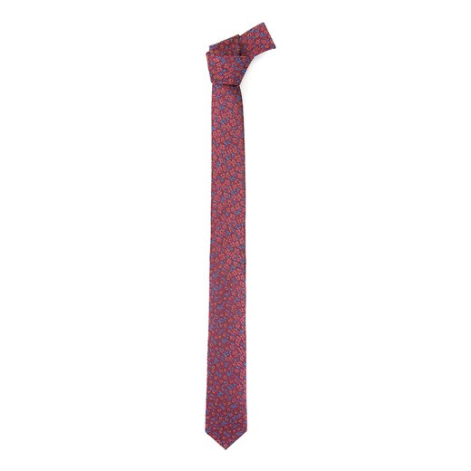 Krawat jedwabny wzorzysty Wittchen okazyjna cena WITTCHEN