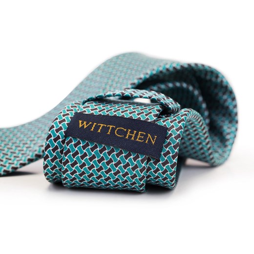 Krawat z jedwabiu wzorzysty Wittchen wyprzedaż WITTCHEN