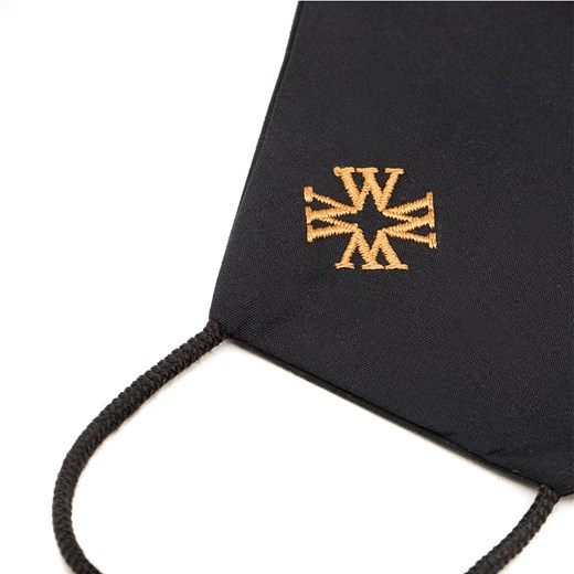 Maseczka bawełniana profilowana ze złotym monogramem Wittchen M, L wyprzedaż WITTCHEN