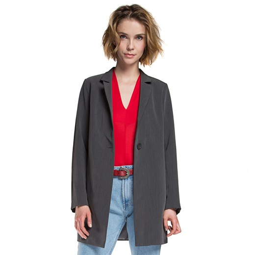 Płaszcz damski szary ze sklepu WITTCHEN w kategorii Płaszcze damskie - zdjęcie 132445323