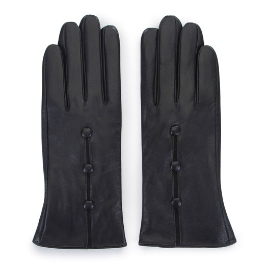 Damskie rękawiczki skórzane z guzikami Wittchen L, S, M promocja WITTCHEN