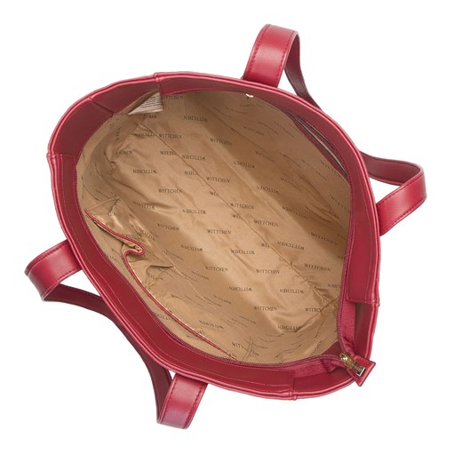 Torebka shopperka z dekoracyjną klapą na froncie Wittchen wyprzedaż WITTCHEN