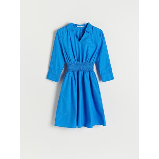 Reserved - Sukienka z bawełny organicznej - Niebieski Reserved 38 Reserved