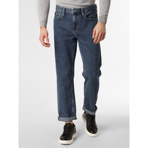 Calvin Klein Jeans Jeansy Mężczyźni denim jednolity ze sklepu vangraaf w kategorii Jeansy męskie - zdjęcie 132515884