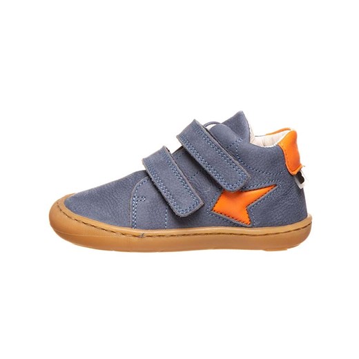 Skórzane sneakersy w kolorze niebiesko-pomarańczowym 23 wyprzedaż Limango Polska