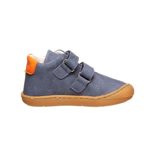 Skórzane sneakersy w kolorze niebiesko-pomarańczowym 23 Limango Polska okazyjna cena