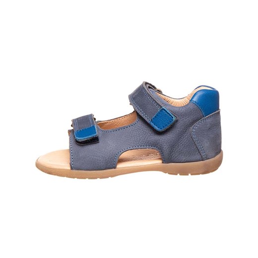 Skórzane sandały w kolorze niebieskim 27 Limango Polska promocyjna cena