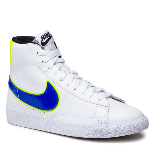 Buty NIKE - Blazer Mid Gs DB4677 100 White/Racer Blue/Volt Nike 38 eobuwie.pl