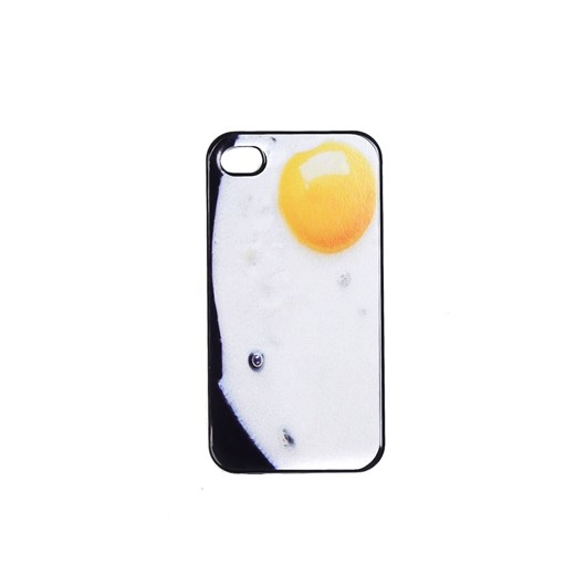 Etui na iPhone 4/4S, Egg vintageshop-pl bialy abstrakcyjne wzory
