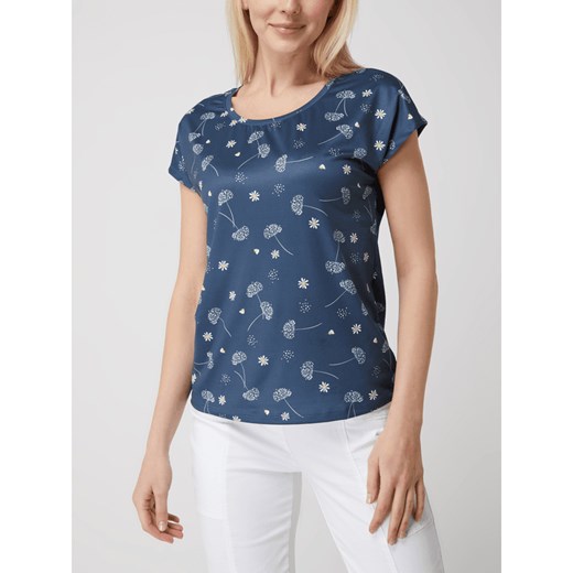 T-shirt z kwiatowym wzorem Montego S Peek&Cloppenburg 