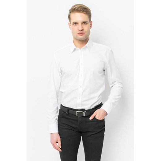 koszula męska del mare club biała regular fit ze sklepu Royal Shop w kategorii Koszule męskie - zdjęcie 132629812
