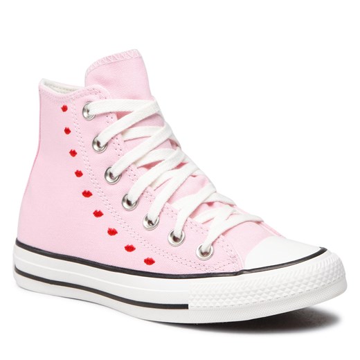 Trampki CONVERSE - Ctas Hi A01603C Cherry Blossom/White Converse 39.5 eobuwie.pl