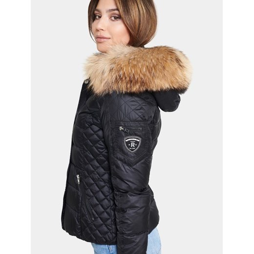 ROCKANDBLUE ZORA 60 cm - Krótka, ciepła kurtka puchowa na zimę w kolorze czarnym Rockandblue 42 cordon.pl