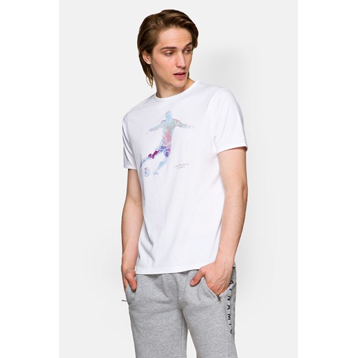 Koszulka Biała Bawełniana Lennox ze sklepu Lancerto S.A. w kategorii T-shirty męskie - zdjęcie 132677632