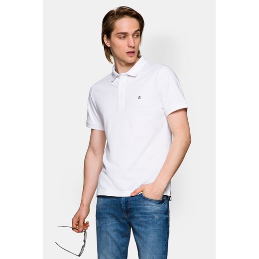 Koszulka Biała Polo Patrick 2 ze sklepu Lancerto S.A. w kategorii T-shirty męskie - zdjęcie 132678294