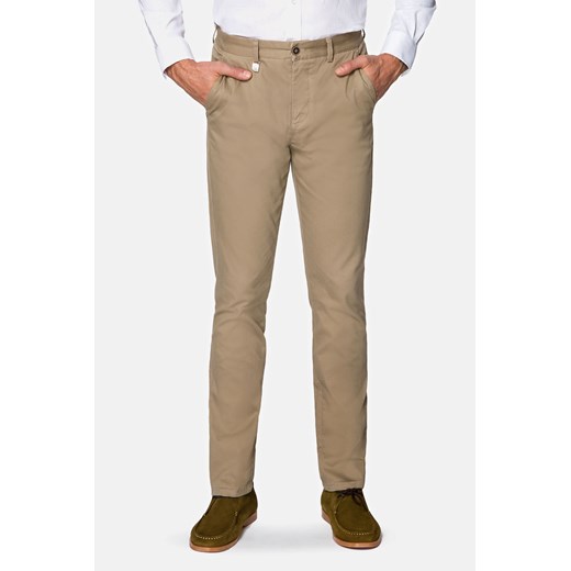 Spodnie Jasnobeżowe Chino Dennis ze sklepu Lancerto S.A. w kategorii Spodnie męskie - zdjęcie 132678783