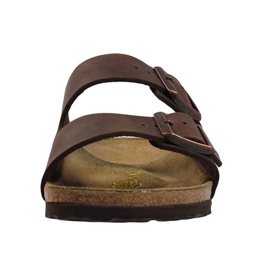 Skórzane klapki "Arizona" w kolorze brązowym 36 promocyjna cena Limango Polska