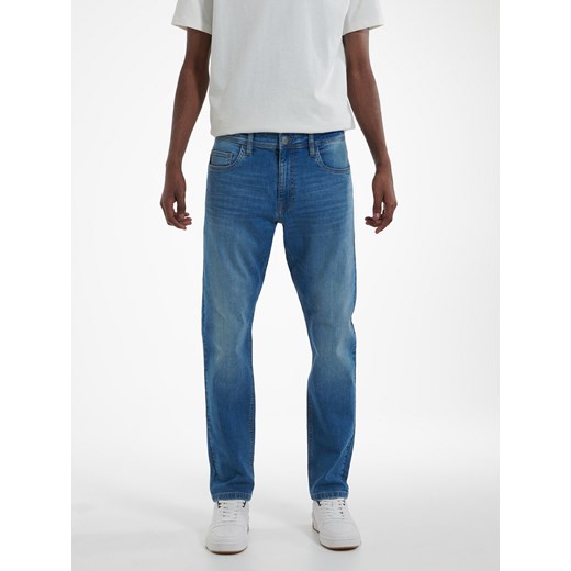 Reserved - Jeansy o kroju slim - Niebieski Reserved 32/34 Reserved