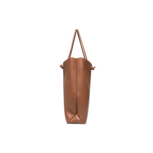 Shopper bag Jenny Fairy matowa elegancka ze skóry na ramię duża 