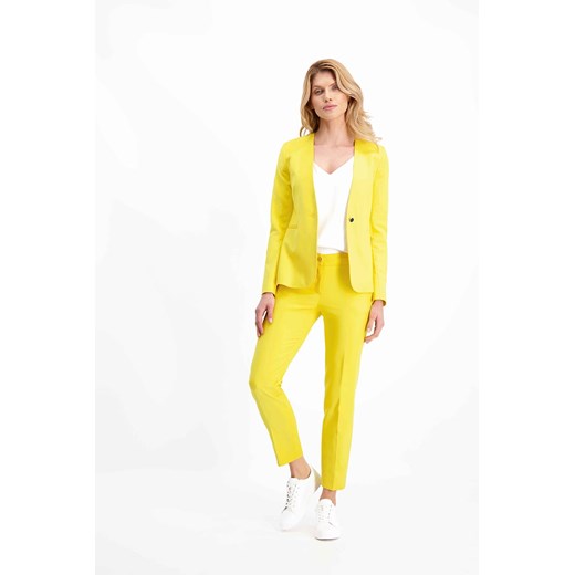 Eleganckie spodnie damskie w kanarkowym odcieniu 84618 Lavard 44 Lavard