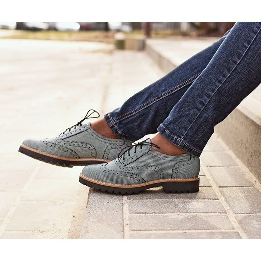 półbuty - skóra naturalna - model 258 - kolor kropki Zapato 39 zapato.com.pl