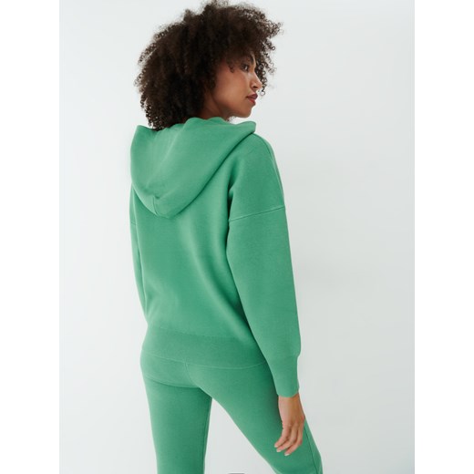 Mohito - Swetrowa bluza z kapturem - Zielony Mohito XL Mohito