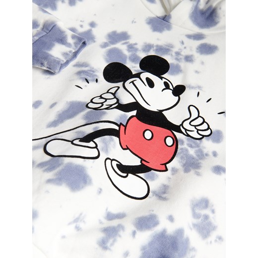 Reserved - Bluza z kapturem Mickey Mouse - Kremowy Reserved 128 Reserved