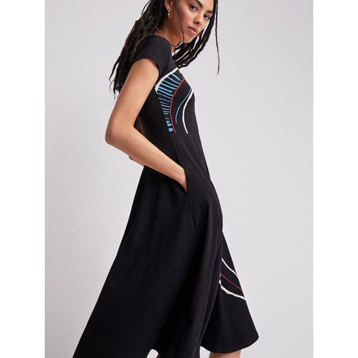 Desigual Roma Sukienka Czarny Desigual XS BIBLOO