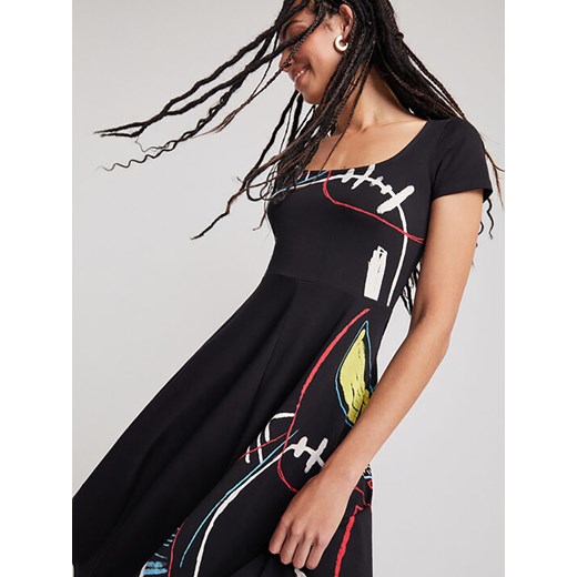 Desigual Roma Sukienka Czarny Desigual S BIBLOO
