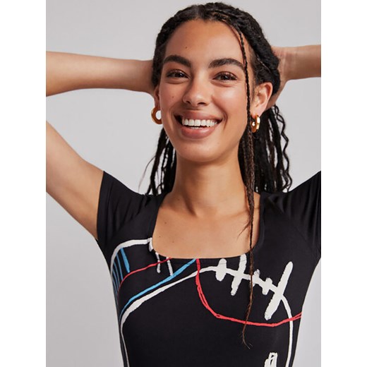 Desigual Roma Sukienka Czarny Desigual S BIBLOO