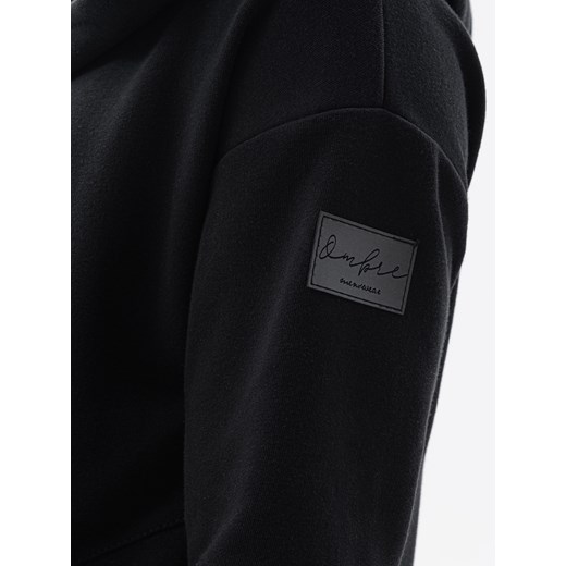 Bluza męska rozpinana - czarna B1370 L promocyjna cena ombre