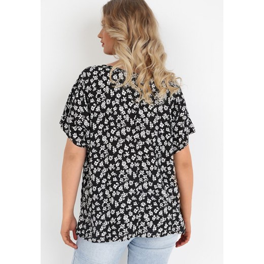 Czarna Bluzka Agarothea 2XL Born2be Odzież