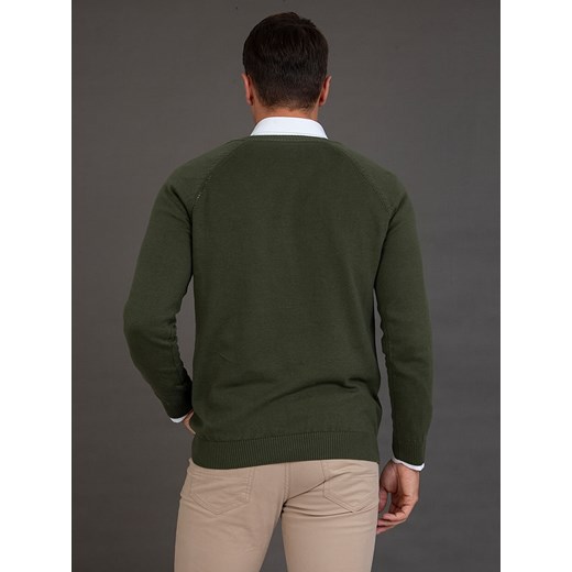 Sweter w kolorze khaki Sir Raymond Tailor M promocja Limango Polska