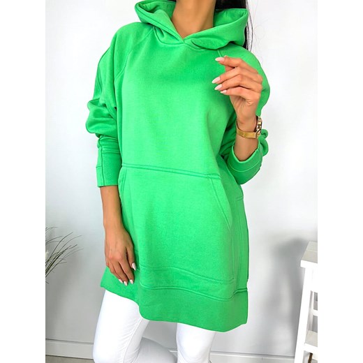 Zielona Bluza Oversize Modnakiecka.pl 2XL/3XL ModnaKiecka.pl