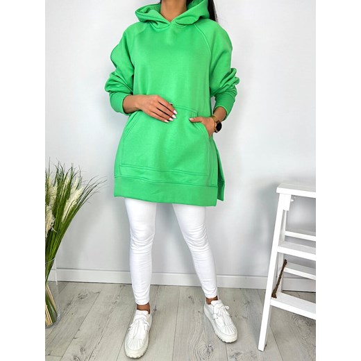 Zielona Bluza Oversize Modnakiecka.pl L/XL ModnaKiecka.pl