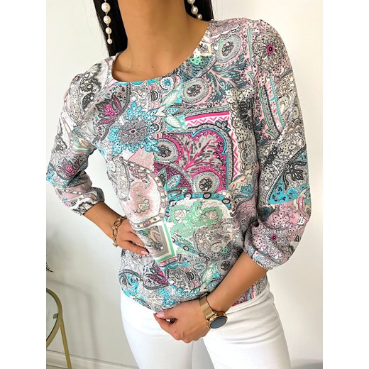 Bluzka w Orientalny Wzór 7598-56 Modnakiecka.pl 44 ModnaKiecka.pl