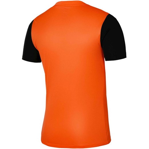 Pomarańczowa t-shirt chłopięce Nike z krótkimi rękawami z jerseyu 