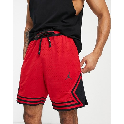 Nike Jordan – Diamond – Czerwone szorty sportowe z siateczki z Jordan L Asos Poland