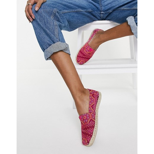 Toms – Alpargata – Różowe espadryle na sznurkowej podeszwie-Różowy Toms 37.5 okazja Asos Poland