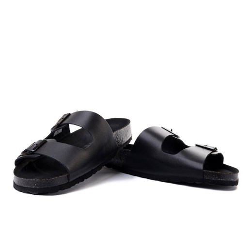 DR. BRINKMANN 600506-1 schwarz, klapki męskie 44 e-kobi.pl