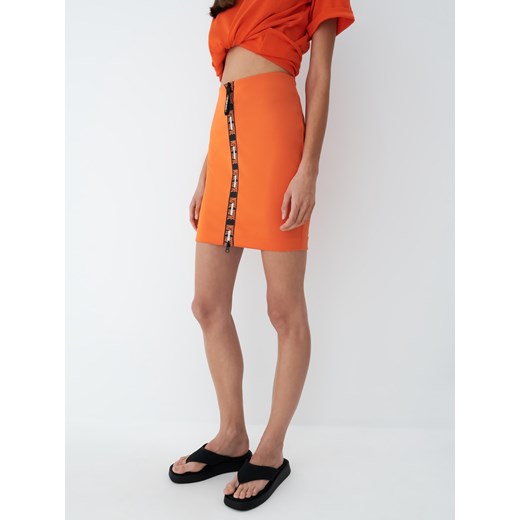 Mohito - Pomarańczowa spódnica mini - Pomarańczowy Mohito 34 Mohito