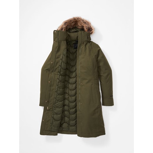 Kurtka puchowa "Chelsea" w kolorze khaki Marmot L okazja Limango Polska