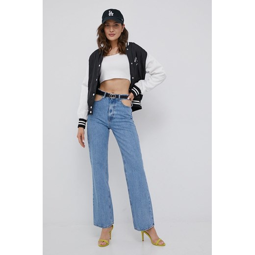 Only kurtka bomber damski kolor czarny przejściowa M ANSWEAR.com