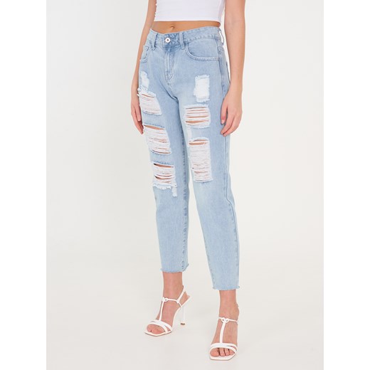 GATE Jeansy boyfriend z dziurami 34 Gate 42 okazja gateshop