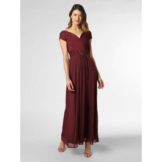 Sukienka Luxuar Fashion maxi na wieczór elegancka w serek